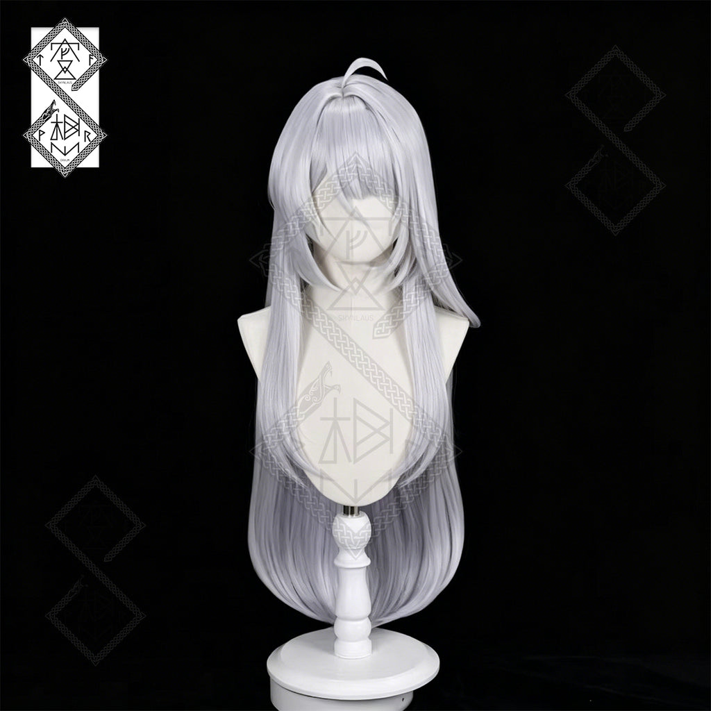 Yixuan Cosplay Wig for Zenless Zone Zero – Blue Silver White Gradient Long Anime Wig Heat Resistant