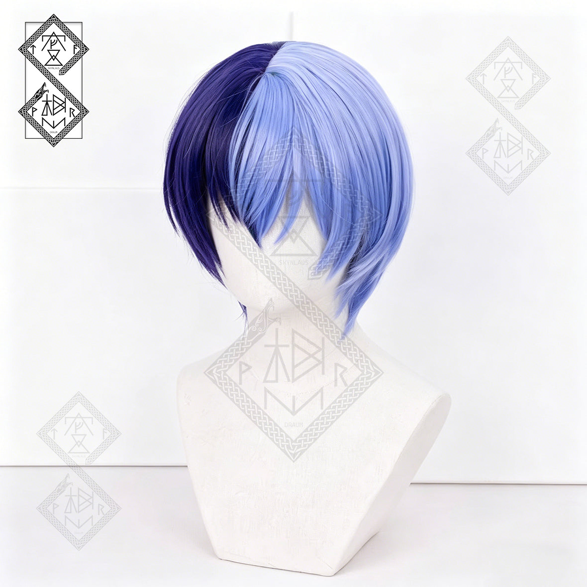 Aoyagi Toya Cosplay Wig – Project SEKAI Colorful Stage Blue Gradient Anime Wig Heat Resistant