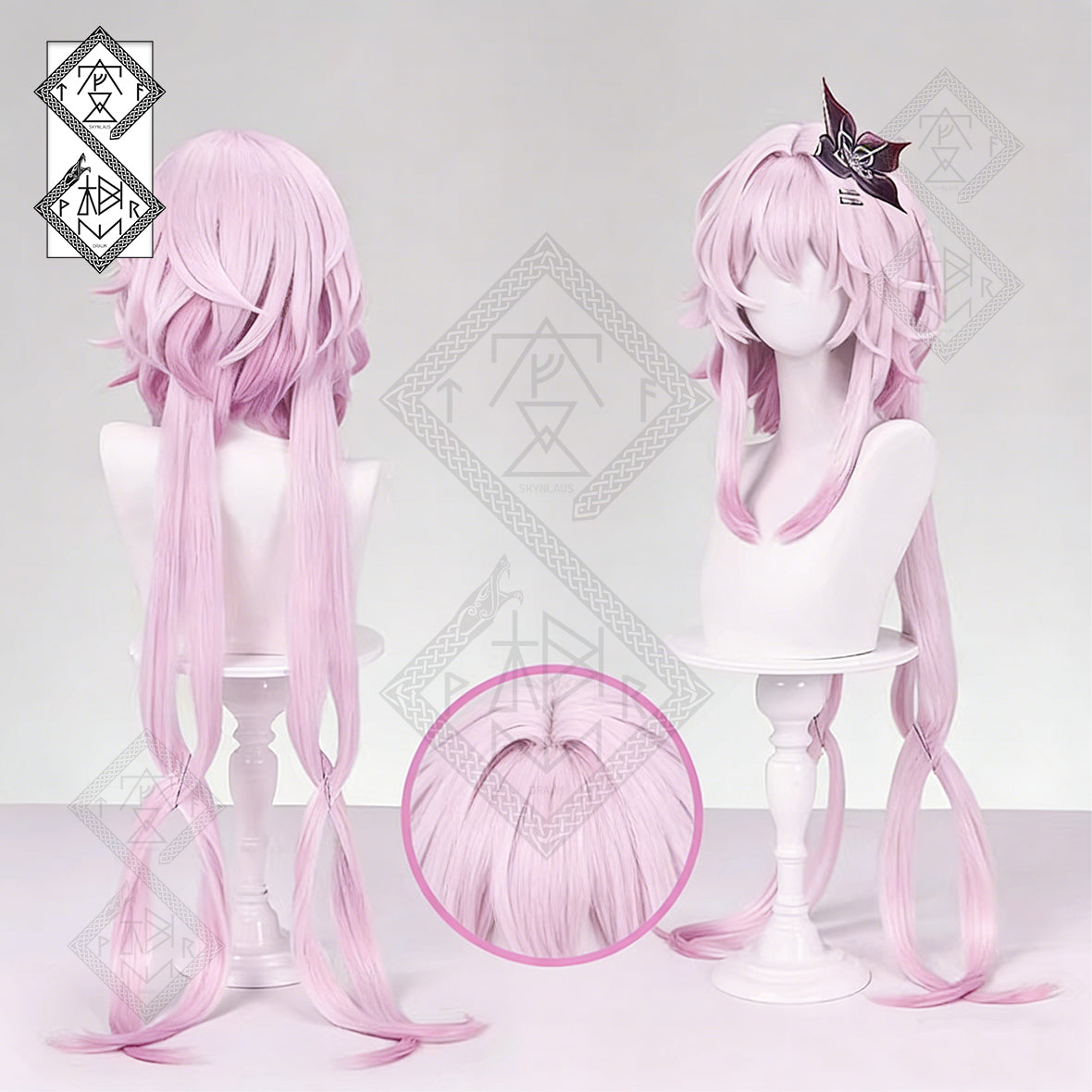 Honkai: Star Rail March 7th SP Evernight Cosplay Wig – Detachable Synthetic Hair(Ver.1)