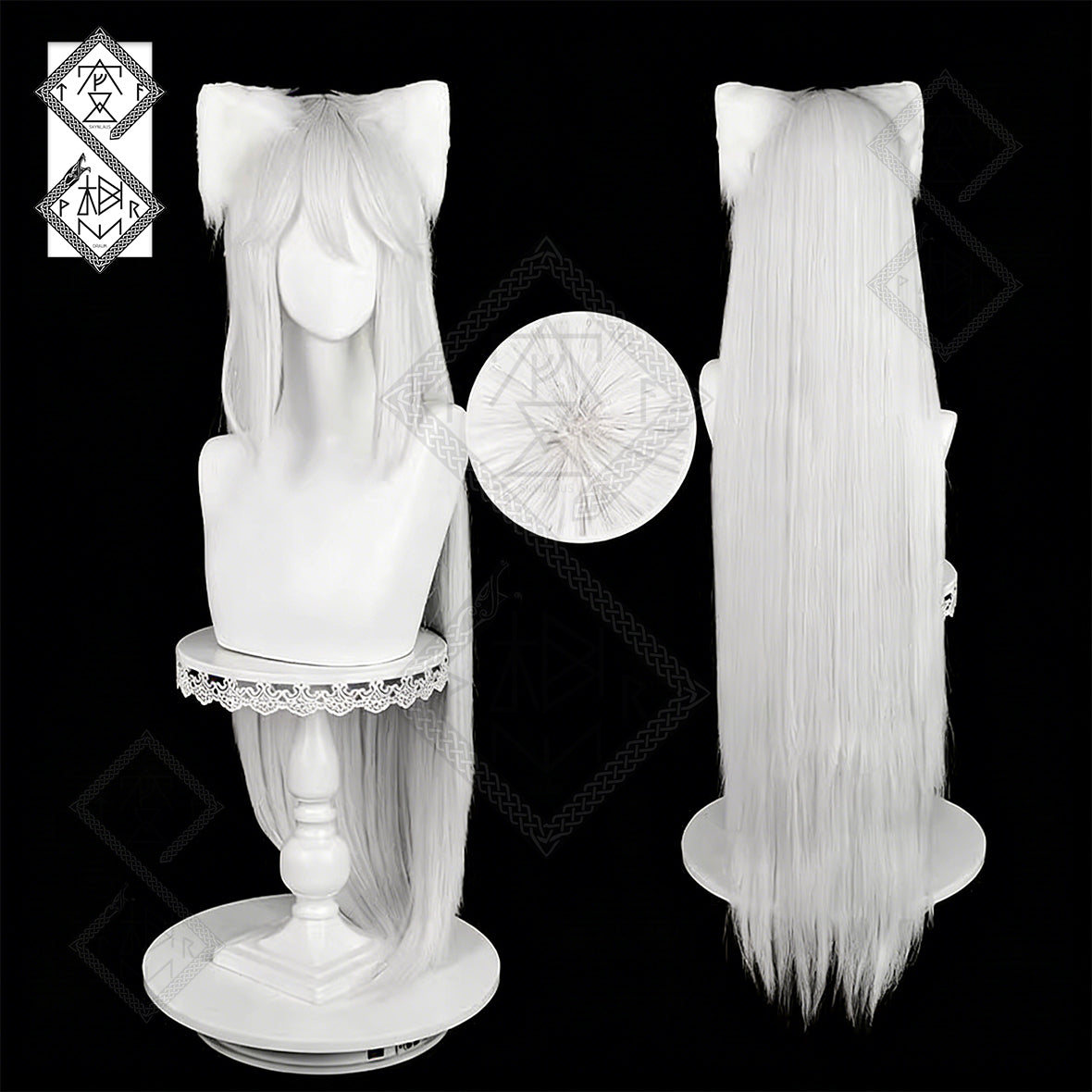 Kamisama Kiss Nanami Momozono Tomoe Cosplay Wig Anime Wig Custom Color Heat Resistant Synthetic Hair for Halloween Costume(Tomoe Ver. 3)