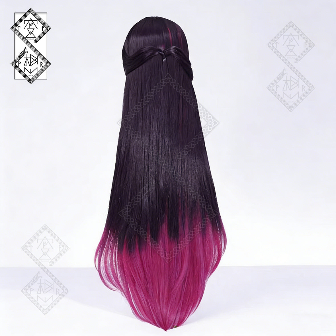 Honkai: Star Rail Hysilens Cosplay Wig – Mixed Gradient Color Realistic Scalp Synthetic Hair