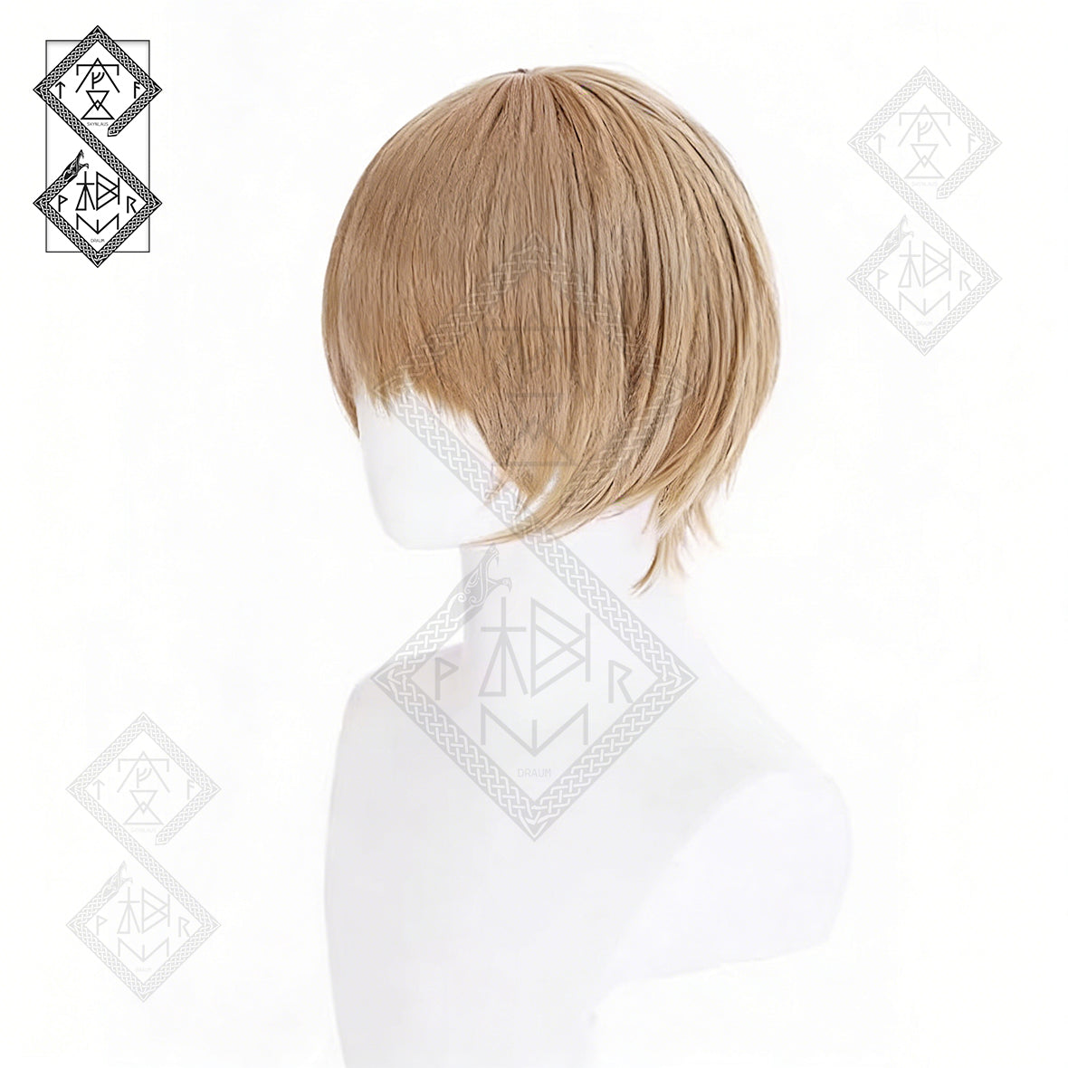 Gintama Okita Sougo Cosplay Wig Anime Silver White Wig Heat Resistant Synthetic Hair for Halloween Costume Party