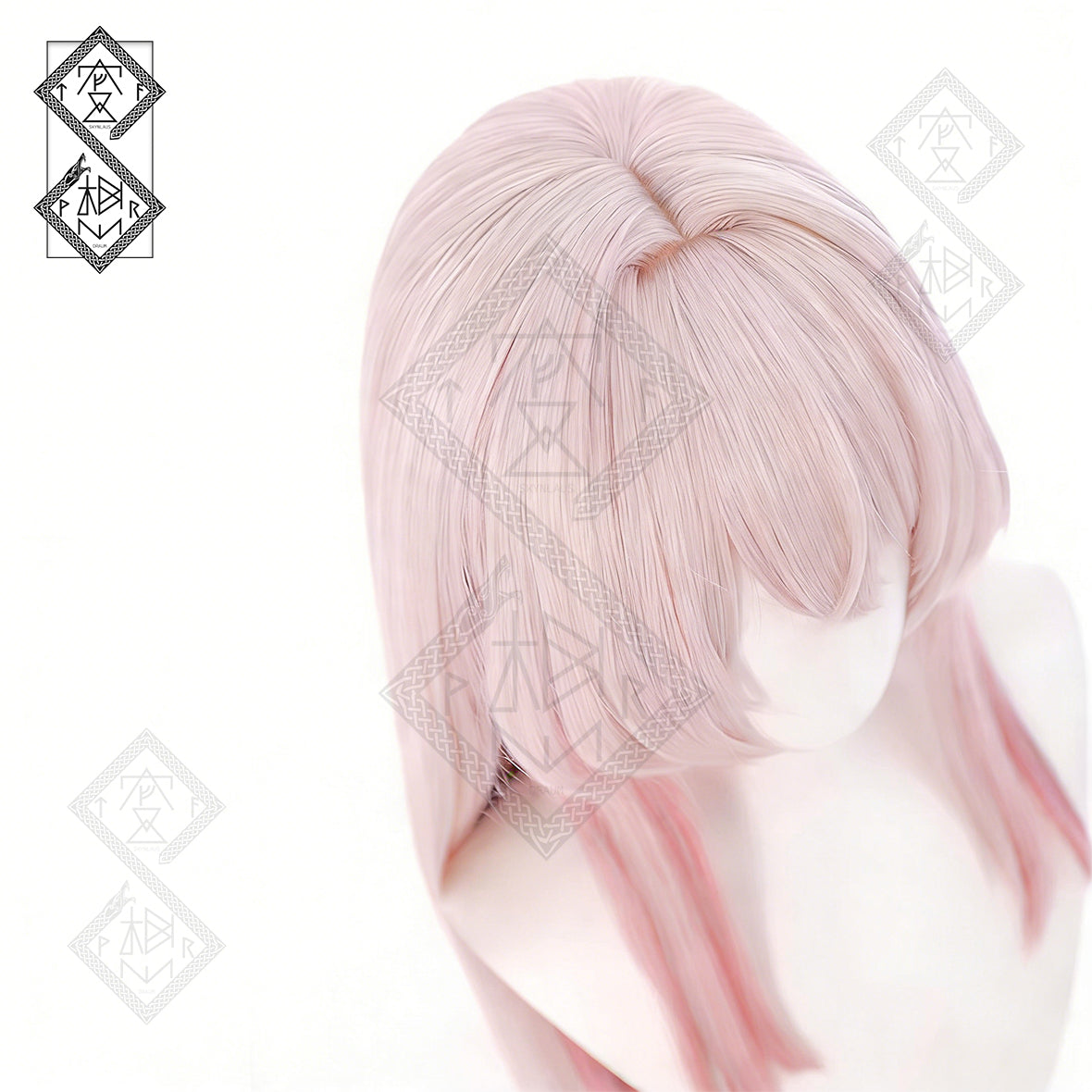 Arknights Theresa Cosplay Wig Demon Commemoration Anime Wig Heat Resistant Synthetic Hair for Costume Party