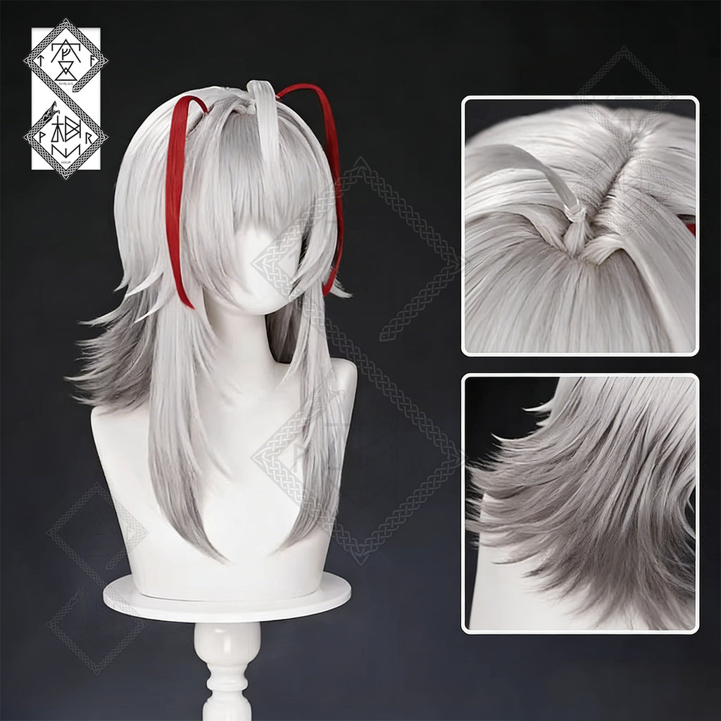 Arknights Wis'adel Cosplay Wig – Long Gradient Flipped Ends Anime Wig