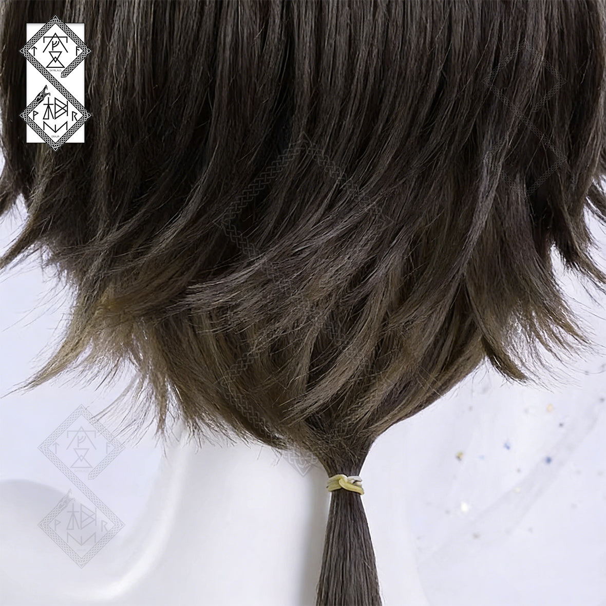 Arknights Chongyue Cosplay Wig Long Hair with Accessories Anime Wig Heat Resistant Fiber