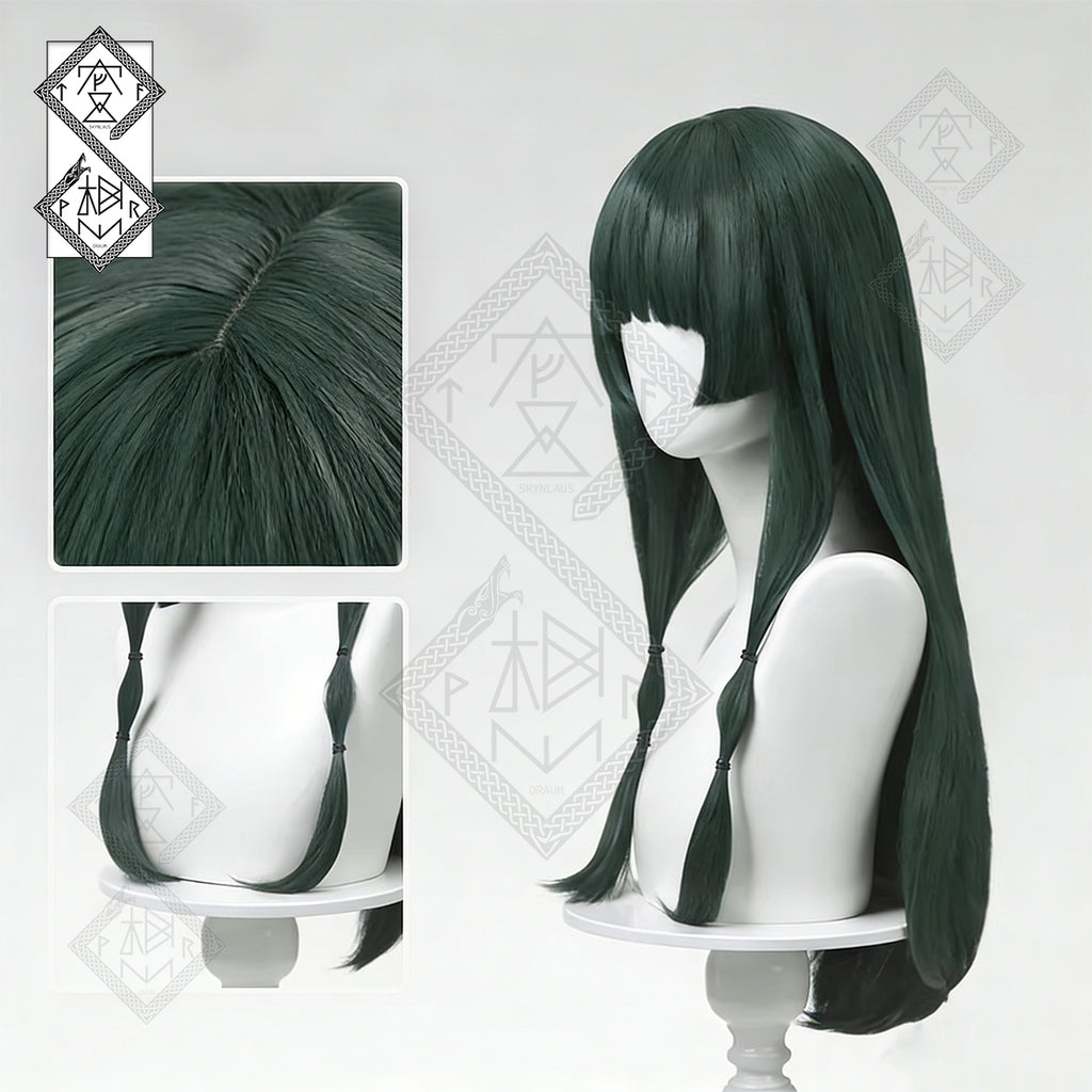 The Apothecary Diaries Maomao Cosplay Wig – Classic Chinese Style Updo with Bangs, Heat Resistant Dancer Style Wig(Dancer Costume Wig Ver.4)