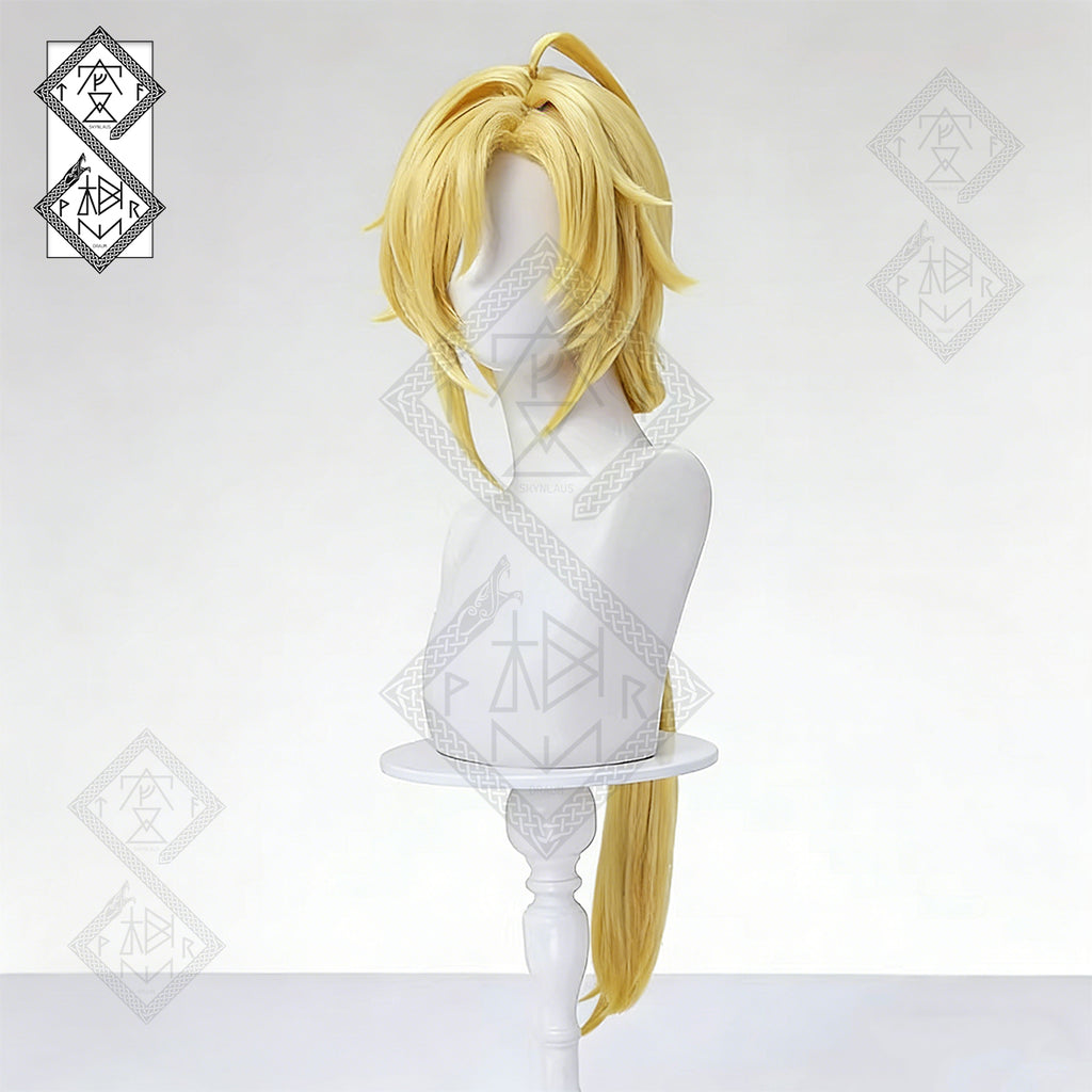 Zenless Zone Zero Hugo Cosplay Wig – Braided Low Ponytail Anime Wig | Toucan Style Realistic Cosplay Hair Heat Resistant Synthetic Wig