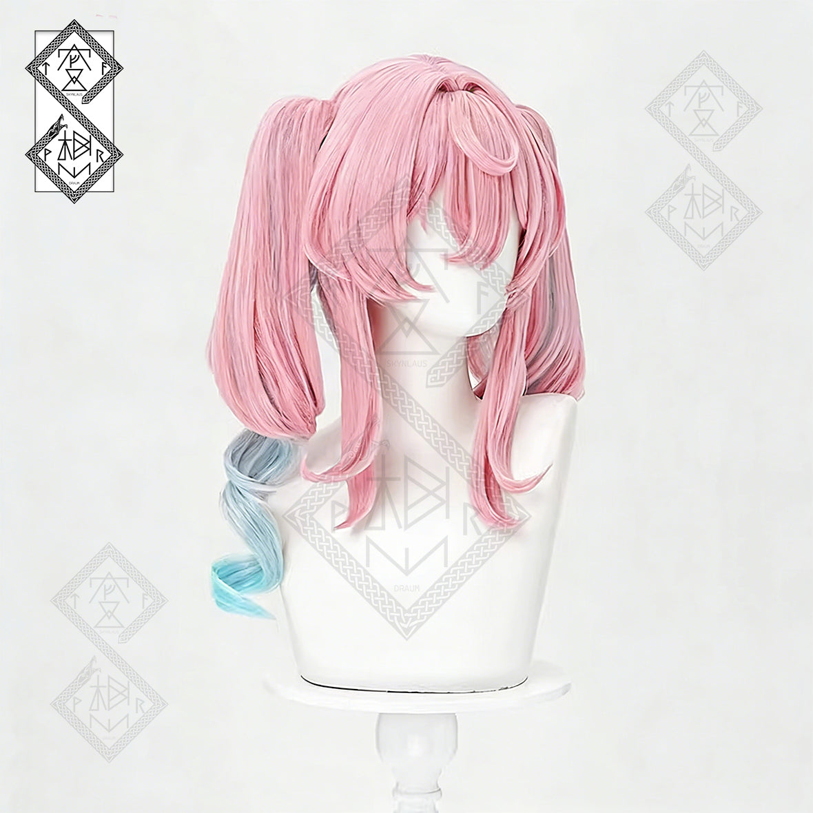 Honkai: Star Rail Hyacinthia Cosplay Wig – Gradient Split Ponytail Anime Wig | Realistic Cosplay Hair Heat Resistant Synthetic Wig