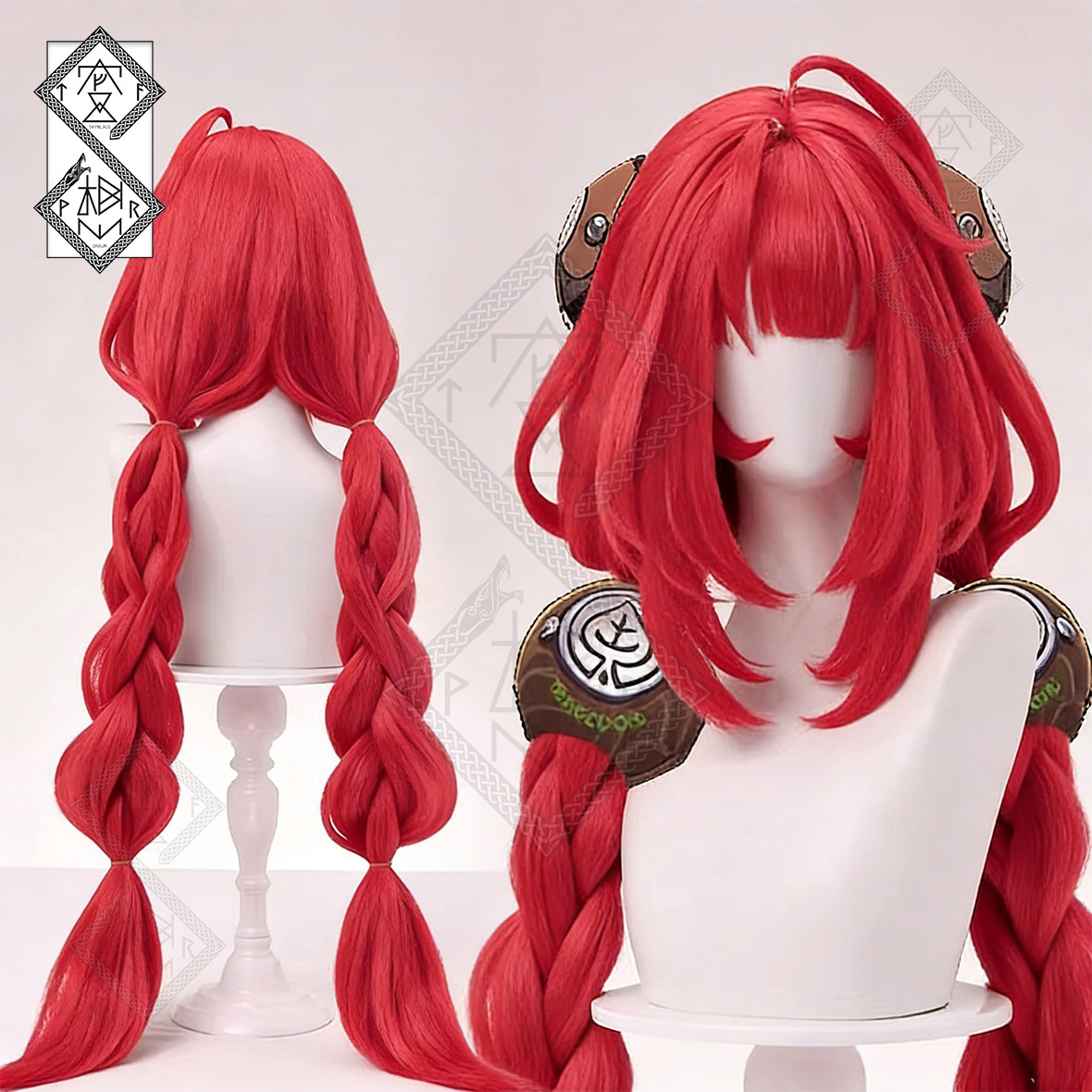 Zenless Zone Zero Ukinami Yuzuha Cosplay Wig – Braided Anime Wig with Realistic Scalp Bangs