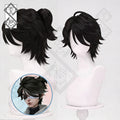 Identity V Prisoner Cosplay Wig – Black Split Ponytail Wig with Clip (Esports Ver.)