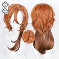 Bungo Stray Dogs Chuuya Nakahara Cosplay Wig – Gradient Color Messy Wavy Hair, Easy Styling, Heat-Resistant Synthetic Wig(Natural-looking scalp top)