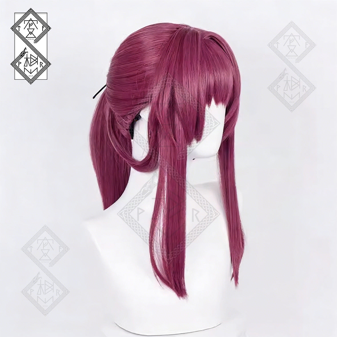 Honkai: Star Rail Kafka Cosplay Wig – Pre-Styled Integrated Ponytail, Natural Look, Heat-Resistant Synthetic Hair(Integrated Version)