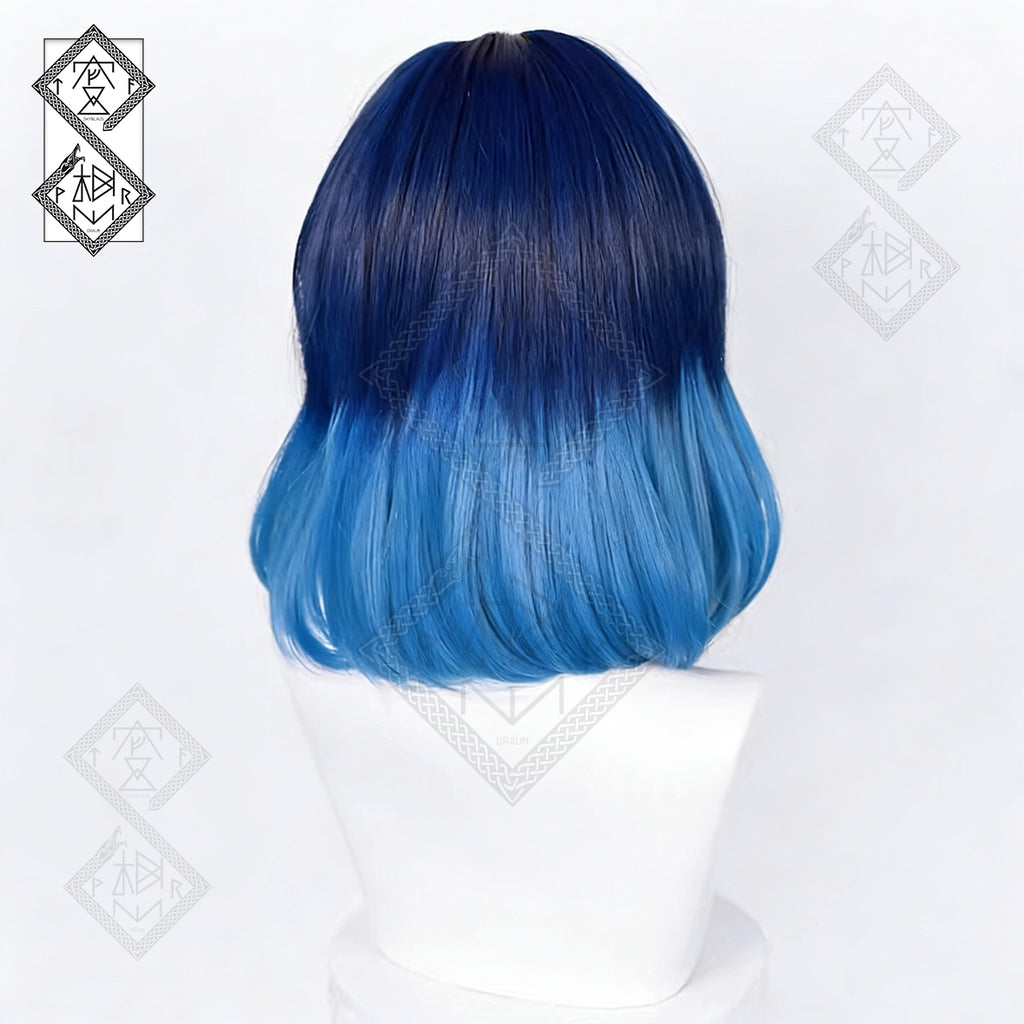 Demon Slayer Inosuke Hashibira Cosplay Wig – Realistic Mixed Color Gradient Hair | Anime Costume Wig for Halloween & Cosplay