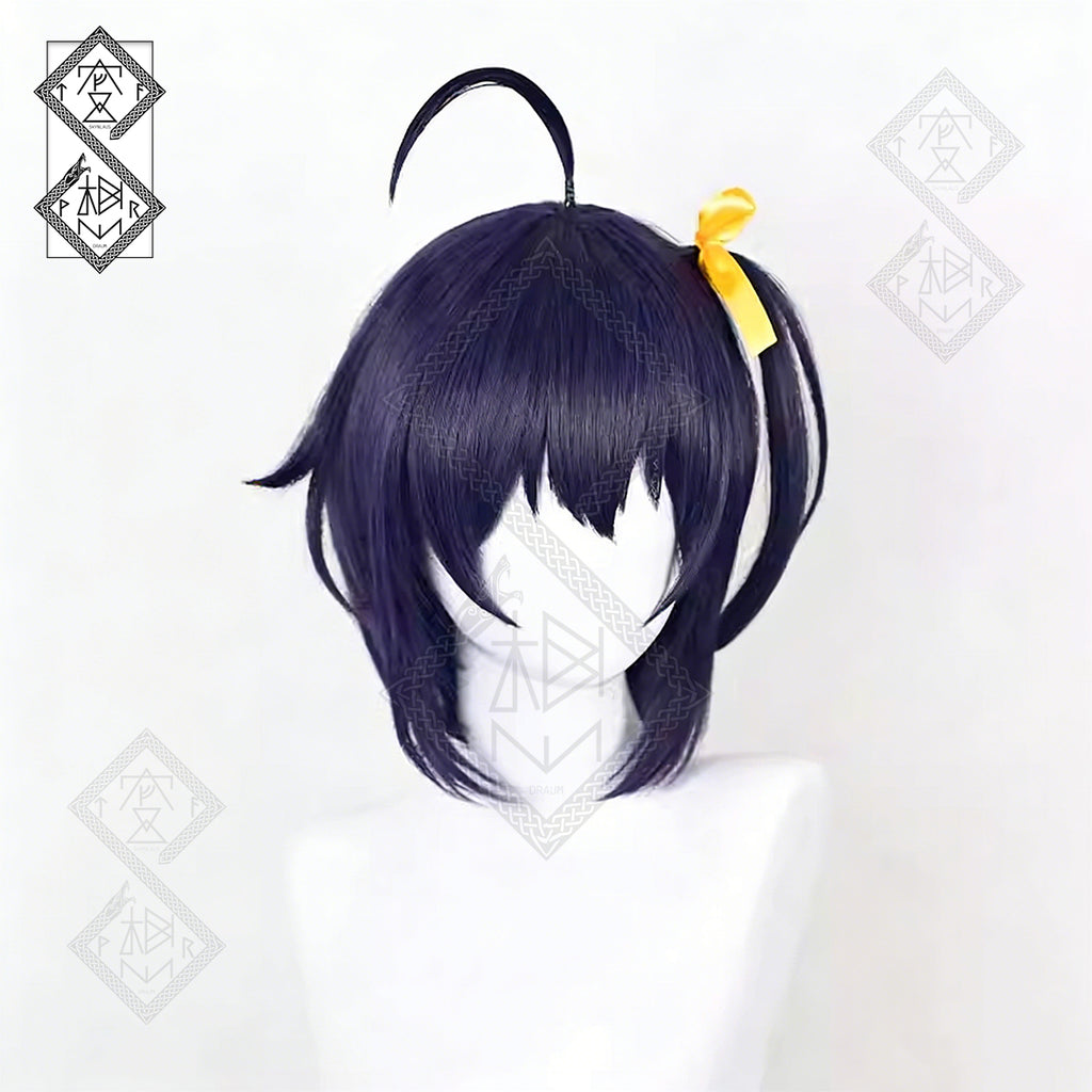 Chuunibyou Rikka Takanashi Cosplay Wig – Anime Purple Hair Wig for Costume & Halloween