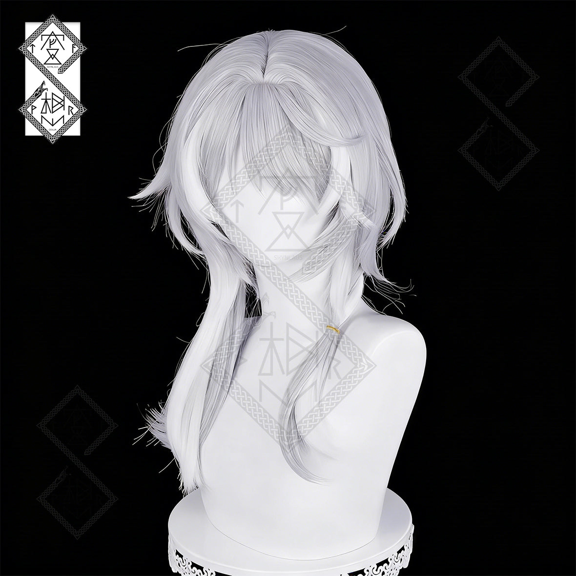 Cipher Cosplay Wig – Honkai: Star Rail Realistic Anime Wig Heat Resistant Synthetic Hair