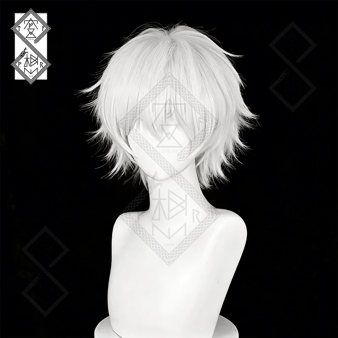 Ken Kaneki Cosplay Wig Silver White Hair Tokyo Ghoul Anime Costume Wig