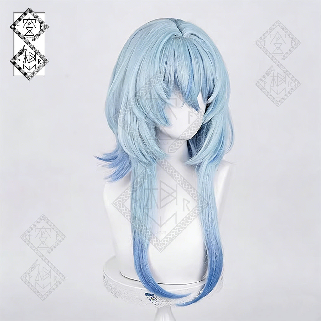 The Shorekeeper Cosplay Wig T Gradient Anime Hair Wuthering Waves Costume Wig
