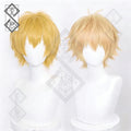 Chainsaw Man Denji Cosplay Wig | Gilgamesh "Golden Flash" Anime Costume Wig | Fluffing Hair Styling Process(Ver.1 Golden Yellow)