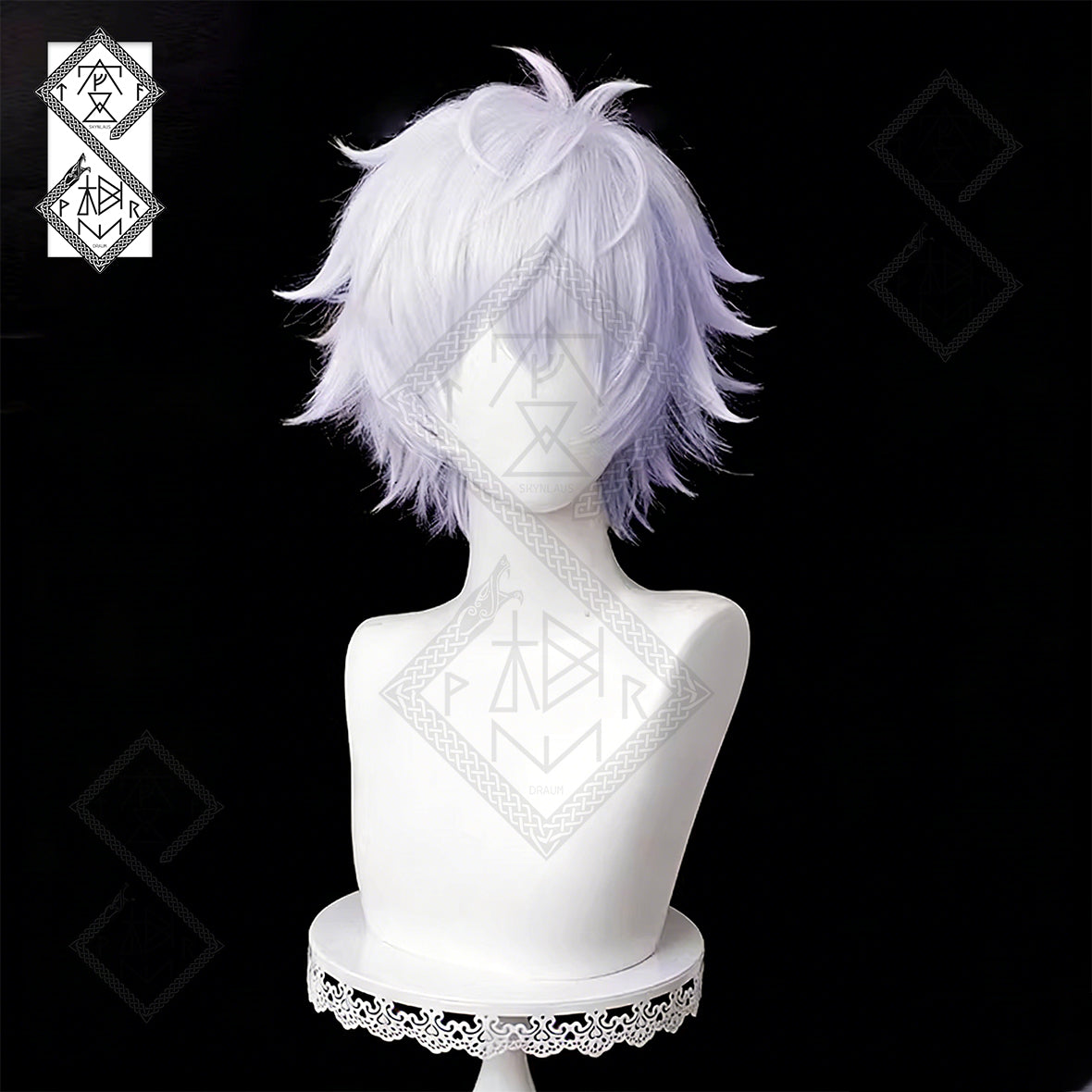 Jujutsu Kaisen Satoru Gojo Cosplay Wig – Spiky & Tousled, Custom Color, Easy Styling(Ver.1 Loose Hair Version)