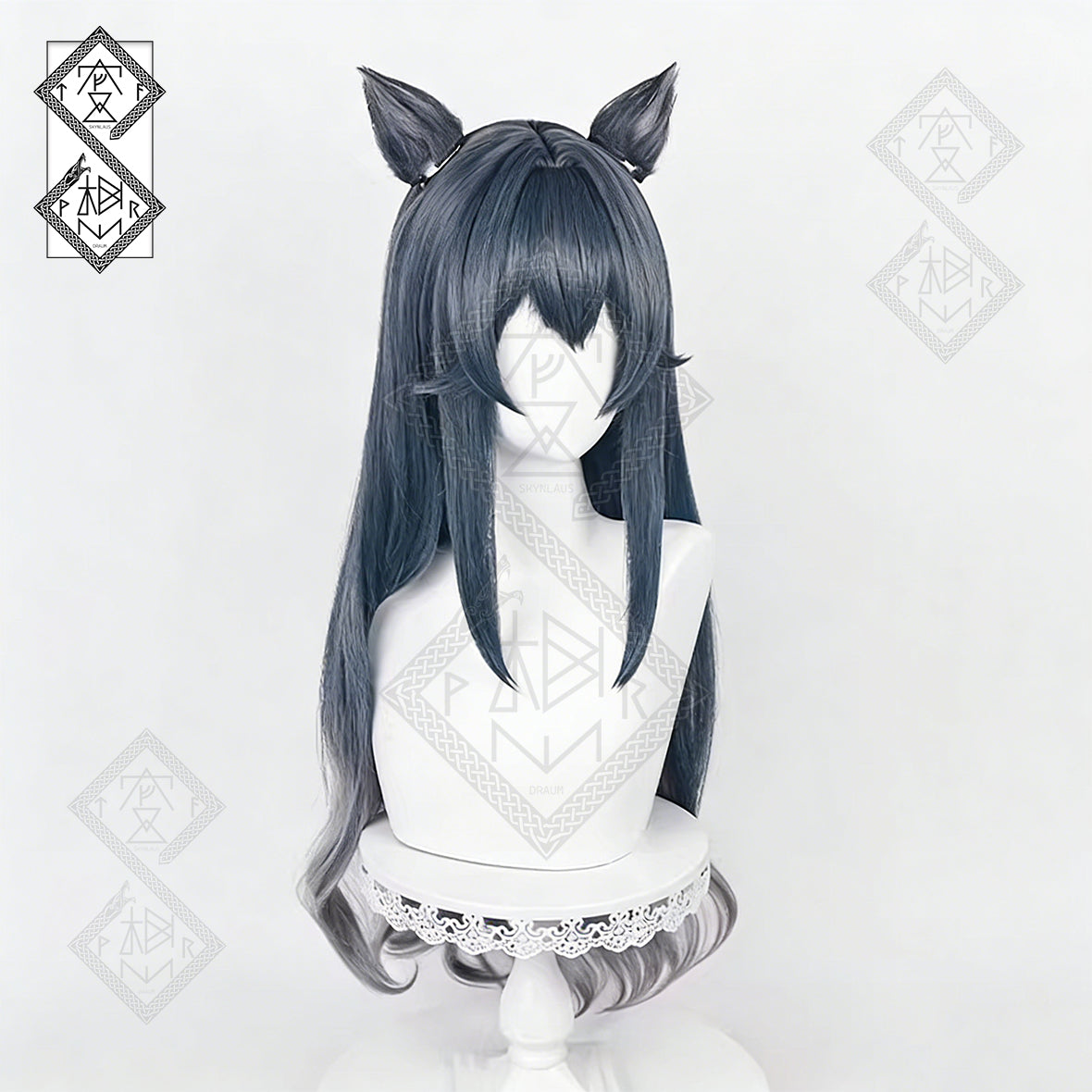 Arknights Texas Cosplay Wig – Silent Style, Realistic T-Color Gradient