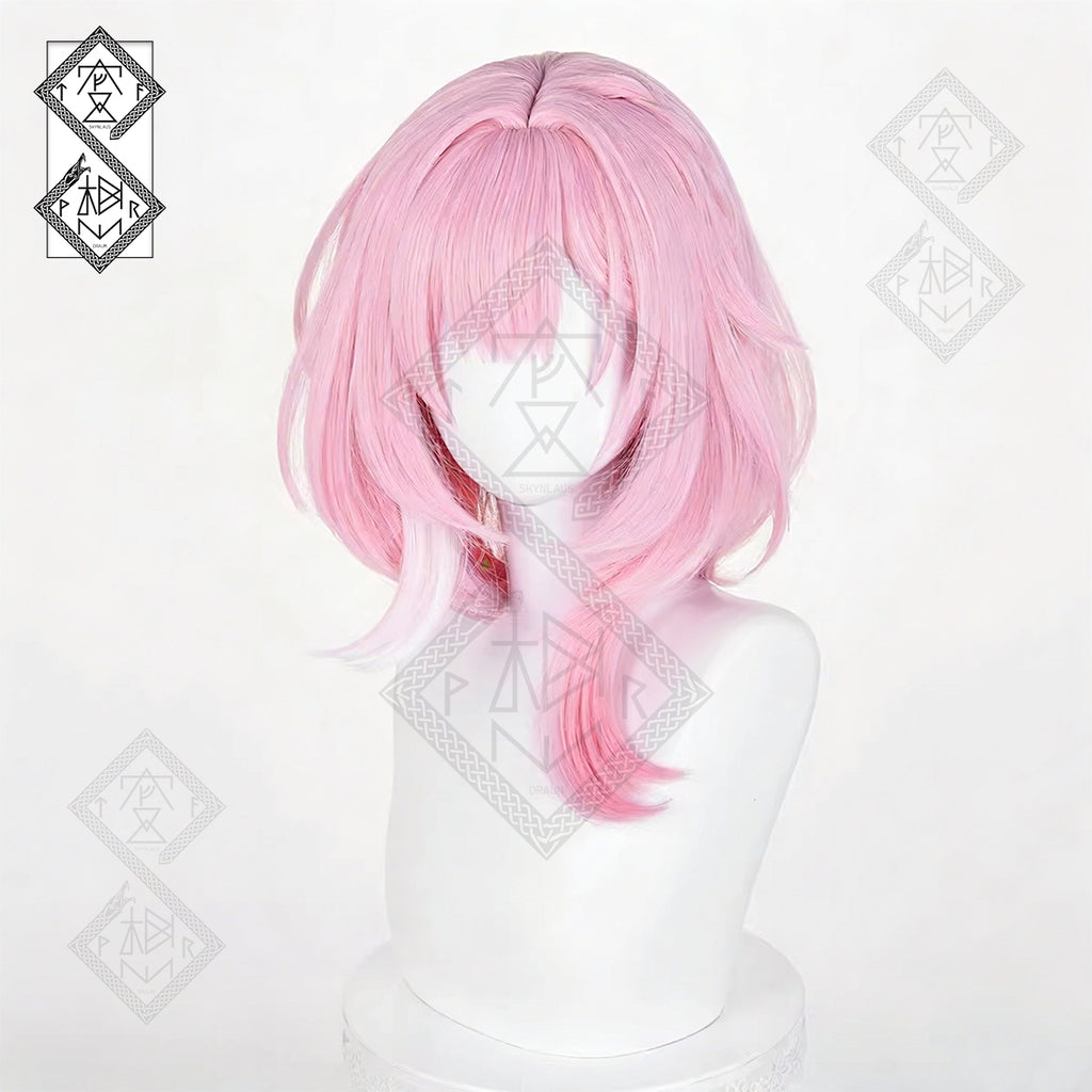 Honkai: Star Rail Cyrene Cosplay Wig – Two-Tone Gradient Synthetic Hair, Heat Resistant Anime Wig for Women & Men