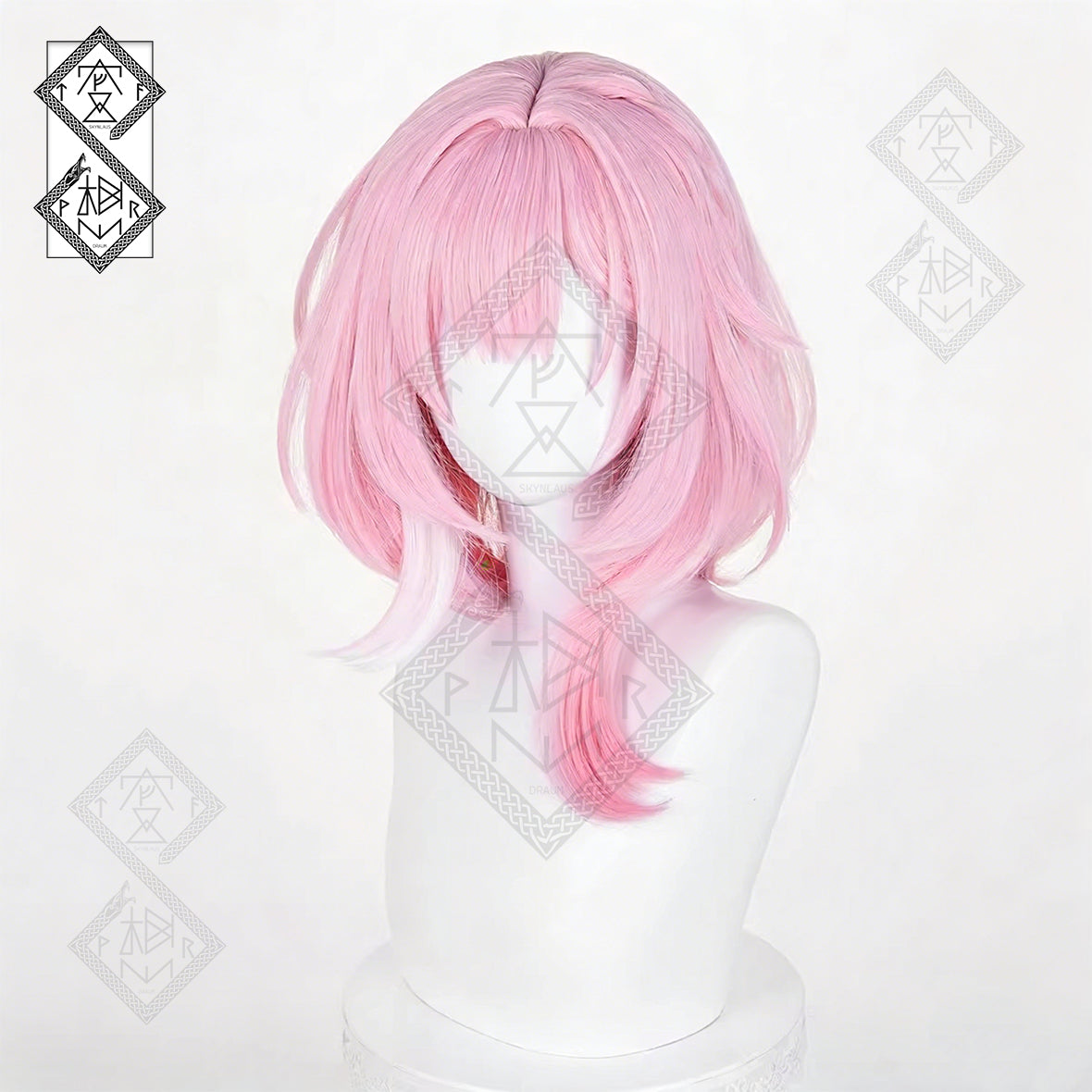 Honkai: Star Rail Cyrene Cosplay Wig – Two-Tone Gradient Synthetic Hair, Heat Resistant Anime Wig for Women & Men
