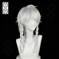 Identity V Seer White Cosplay Wig – Pre-Styled Fluffy Hair, Heat Resistant Synthetic Anime Wig