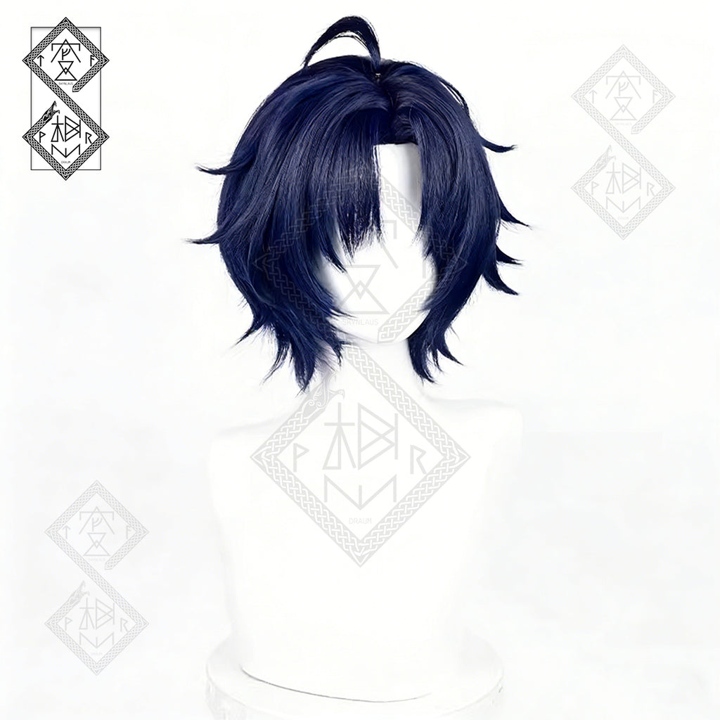 Zenless Zone Zero Asaba Harumasa Cosplay Wig – Realistic Short Flipped Hair, Heat Resistant