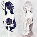 Honkai: Star Rail Acheron Cosplay Wig – Side Part, Faded Custom Color, Realistic(Ver.1)
