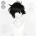 Detective Conan Kaito Kid Cosplay Wig – Side Part Fluffy Top, Kaito Kuroba
