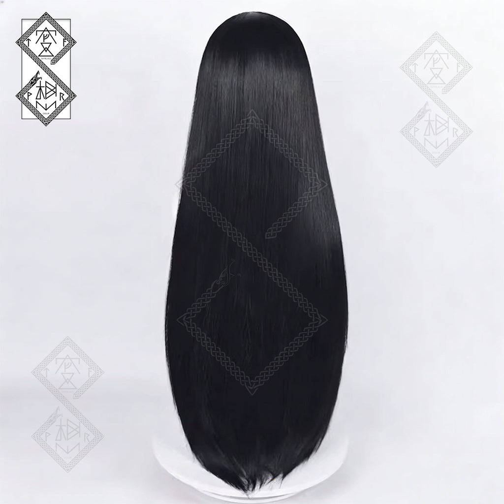 Kakegurui Yumeko Jabami Cosplay Wig - Princess Cut, Dark Anime Style, Heat-Resistant