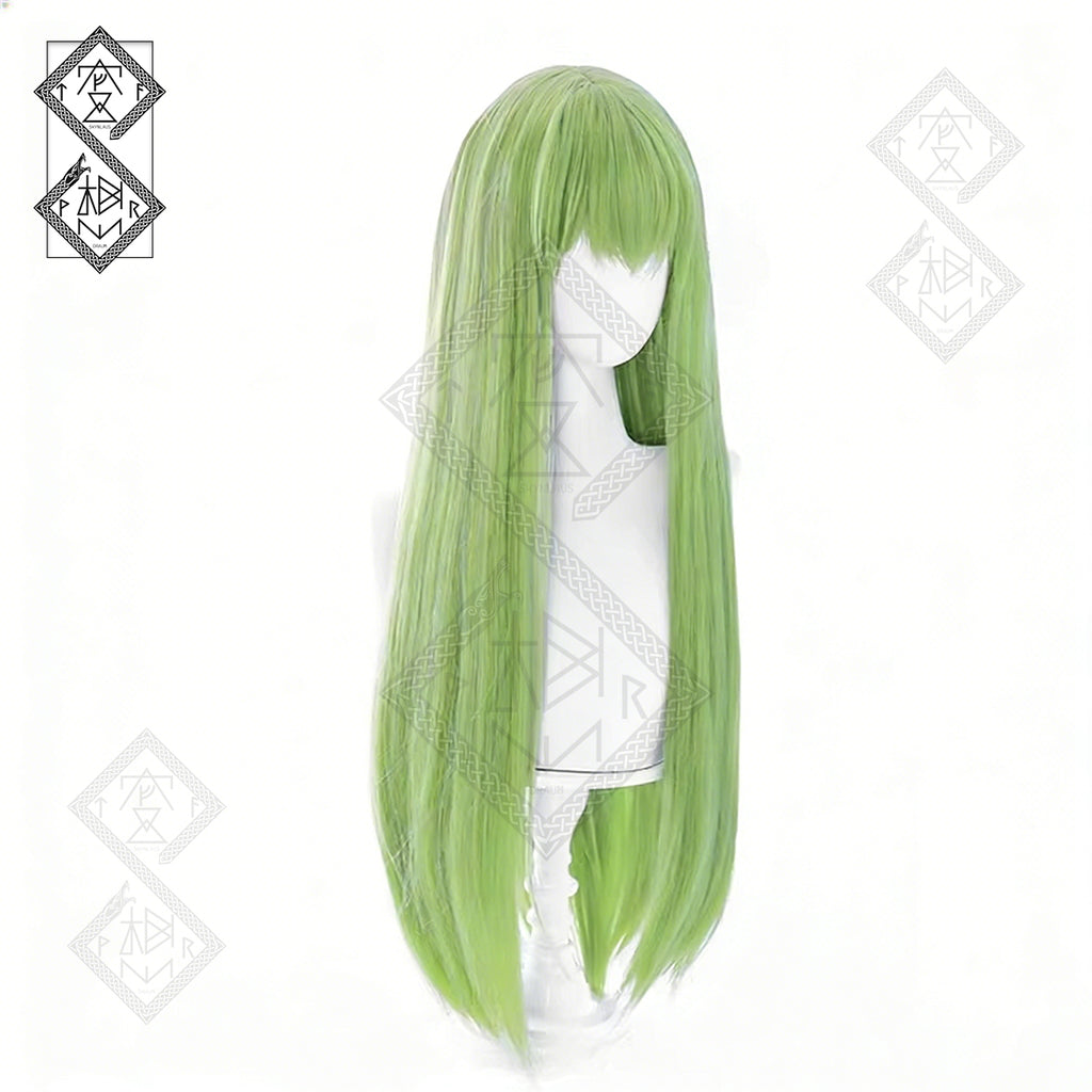 FGO Enkidu Wig | Fate Grand Order Cosplay Wig | C.C. Code Geass, Tushan Rongrong Anime Wig | Heat Resistant Synthetic Hair