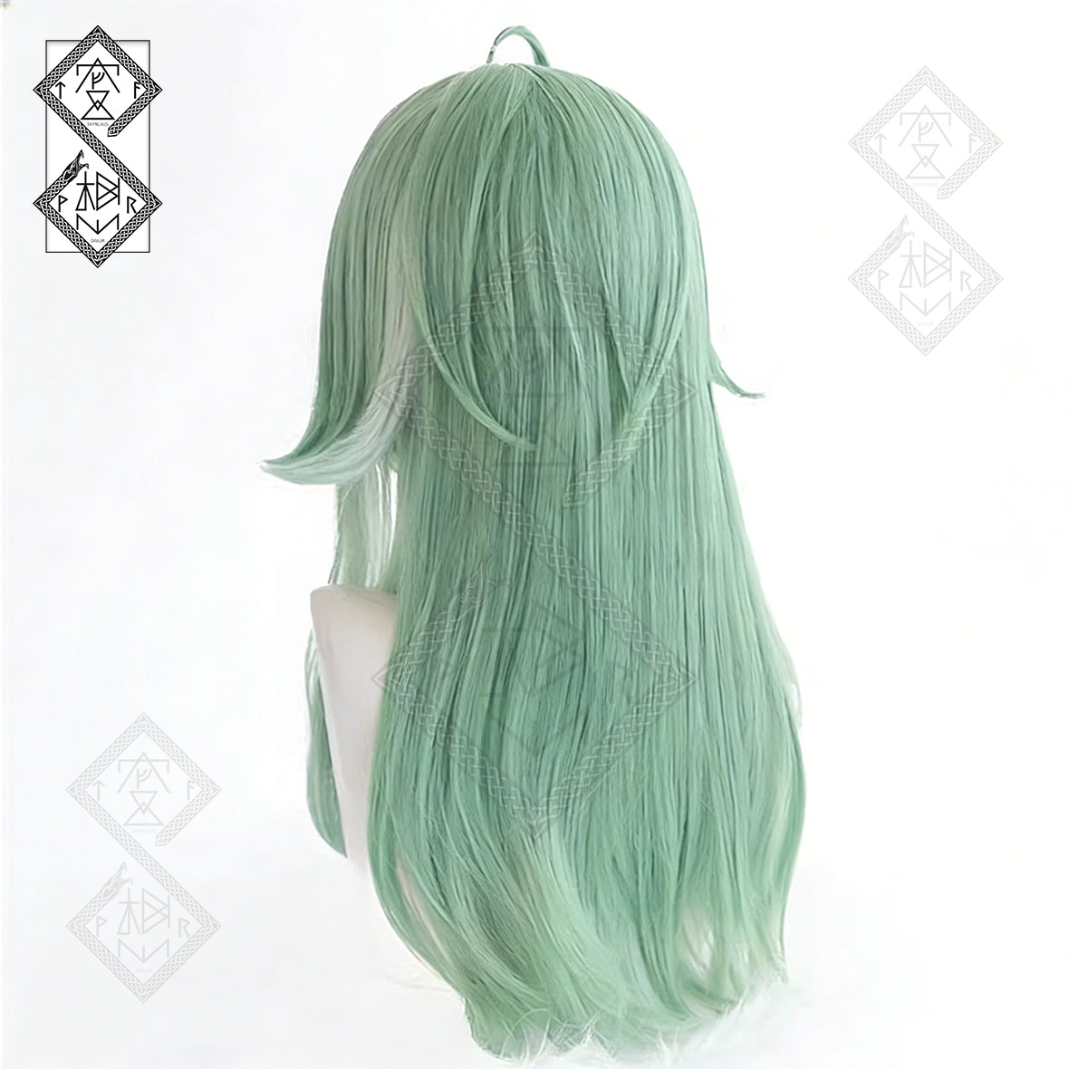 Honkai: Star Rail Huohuo Cosplay Wig – Messy Bun Gradient Synthetic Hair
