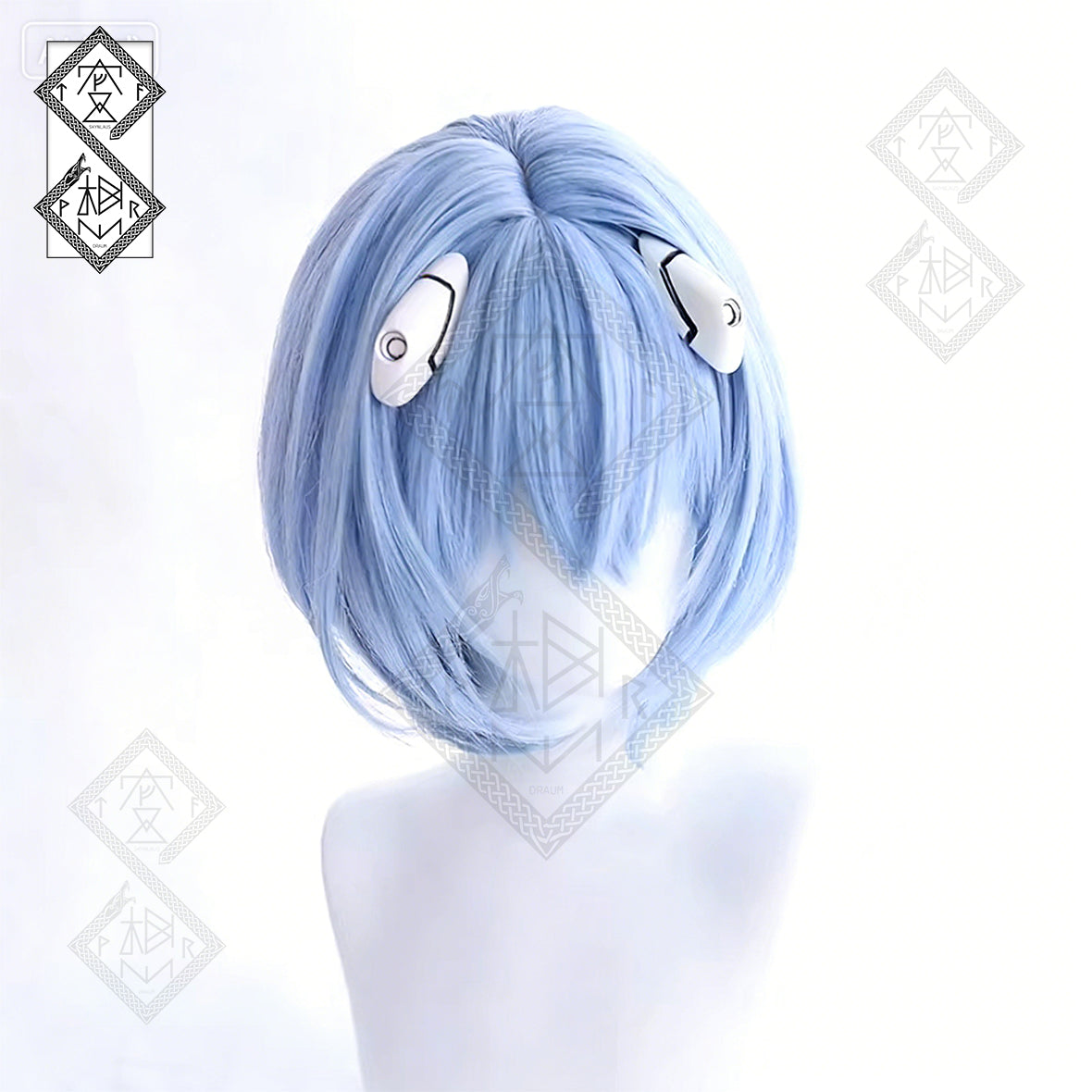 Neon Genesis Evangelion Rei Ayanami Cosplay Wig | Heat Resistant Anime Wig