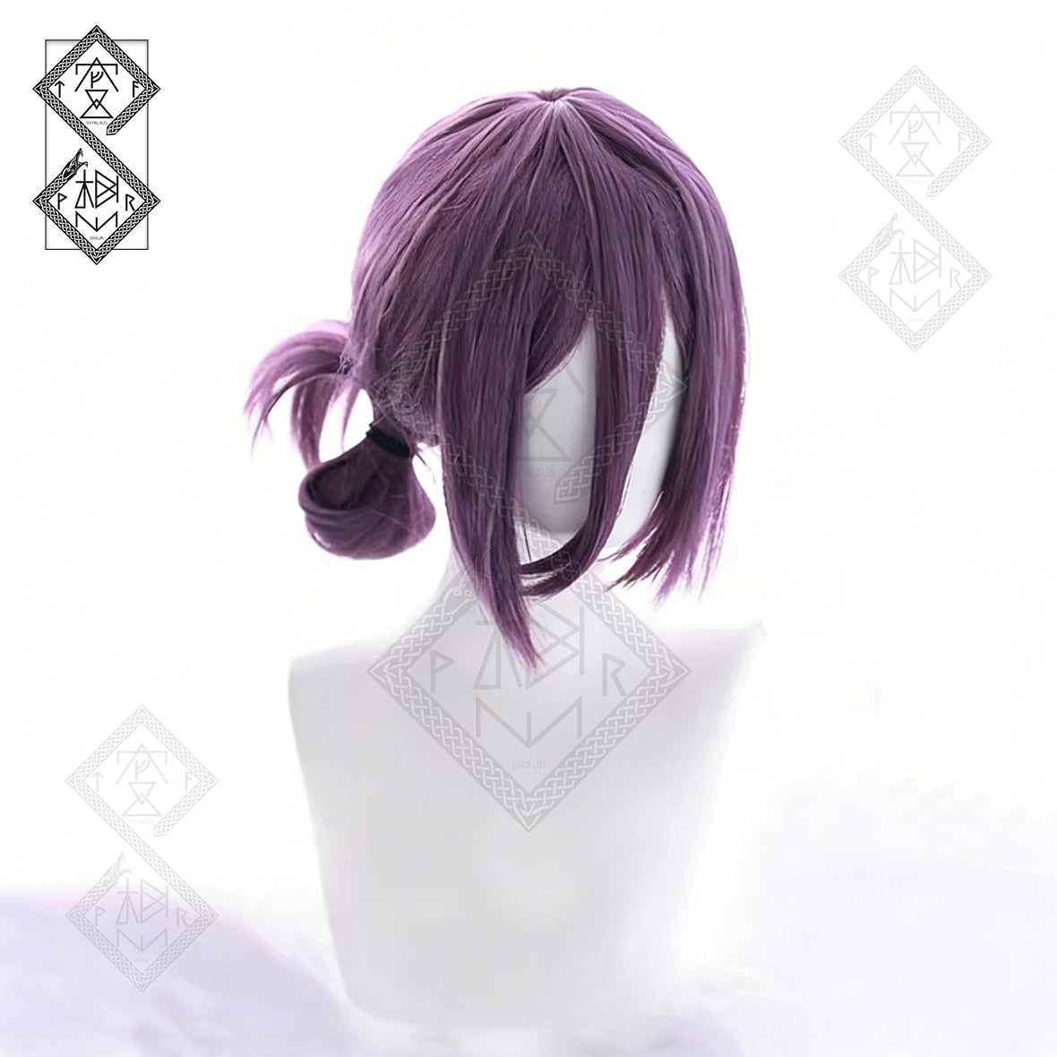 Chainsaw Man Reze Cosplay Wig | Pre-Styled Ponytail Anime Wig | Heat Resistant Synthetic Hair(Ver.1 Basic Version)