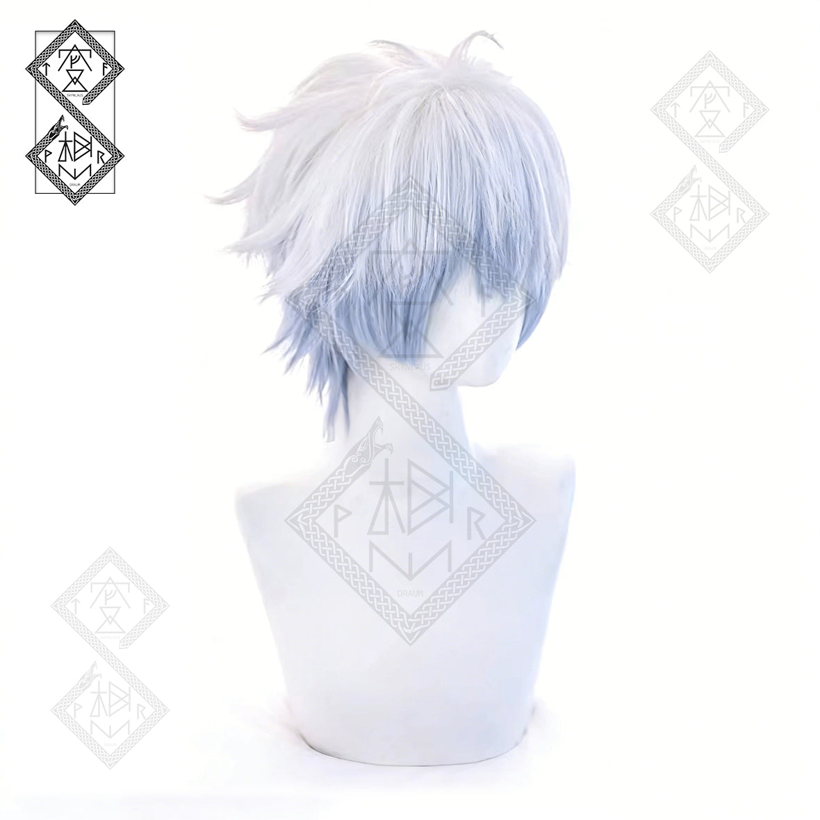 Gintama Sakata Gintoki Wig Cosplay Wig Silver Anime Hair Styled Wig