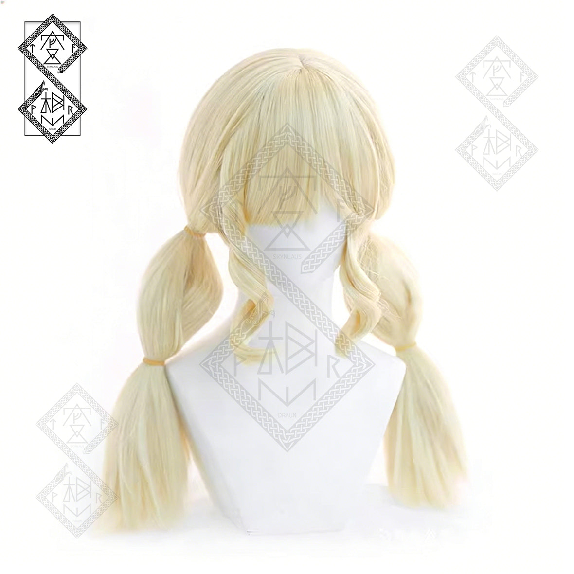Identity V × Sanrio My Melody Cheerleader Lily Barriere Cosplay Wig Cute Pink Blonde Heat Resistant Costume Hair Wig