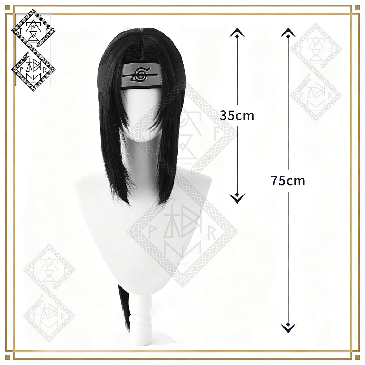 Naruto Itachi Uchiha Cosplay Wig Black Short Anime Wig Heat Resistant Halloween Costume Wig Kuroh Yatogami Style
