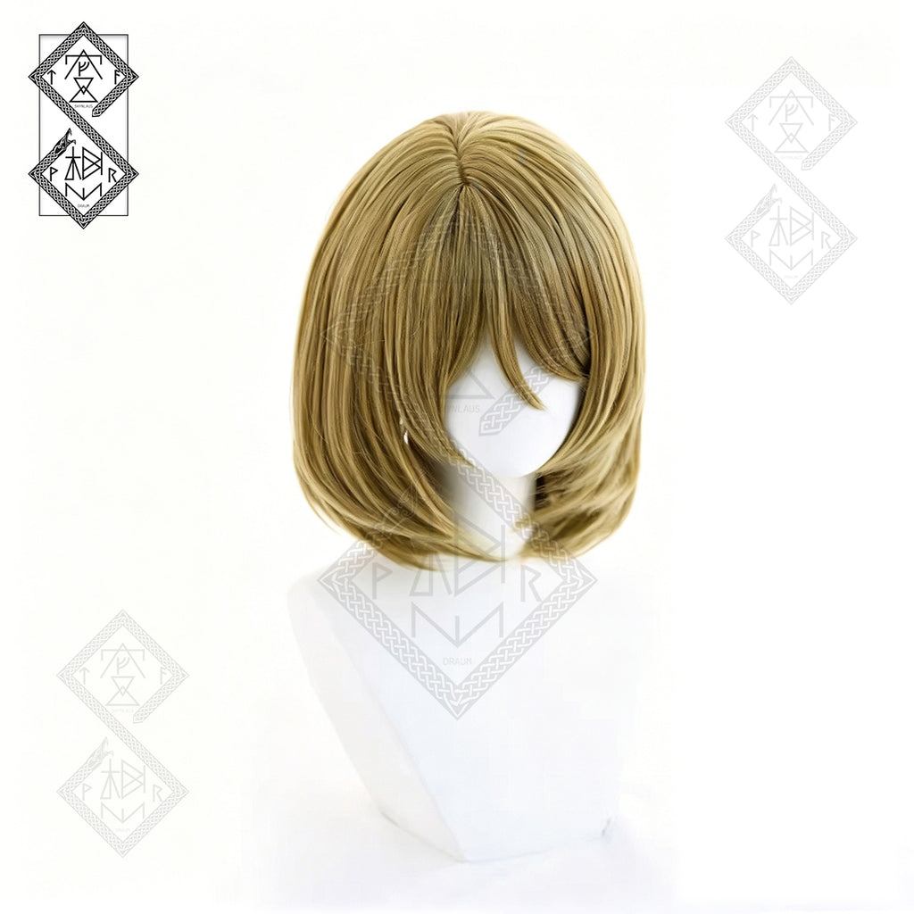 Love Live! Hanayo Koizumi Cosplay Wig Short Green Anime Wig Heat Resistant Halloween Costume Wig