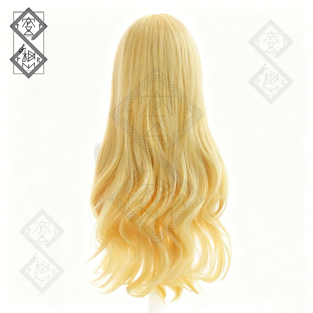 Aikatsu! Ichigo Hoshimiya Cosplay Wig – Voluminous Natural Looking Anime Twin Tail Pink Wig with Crimped Texture for Women Costume