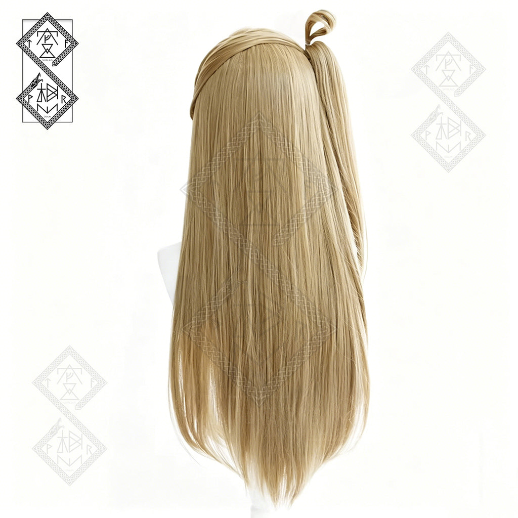 Love Live! Kotori Minami Cosplay Wig with Bun Anime Wig Heat Resistant Synthetic Hair