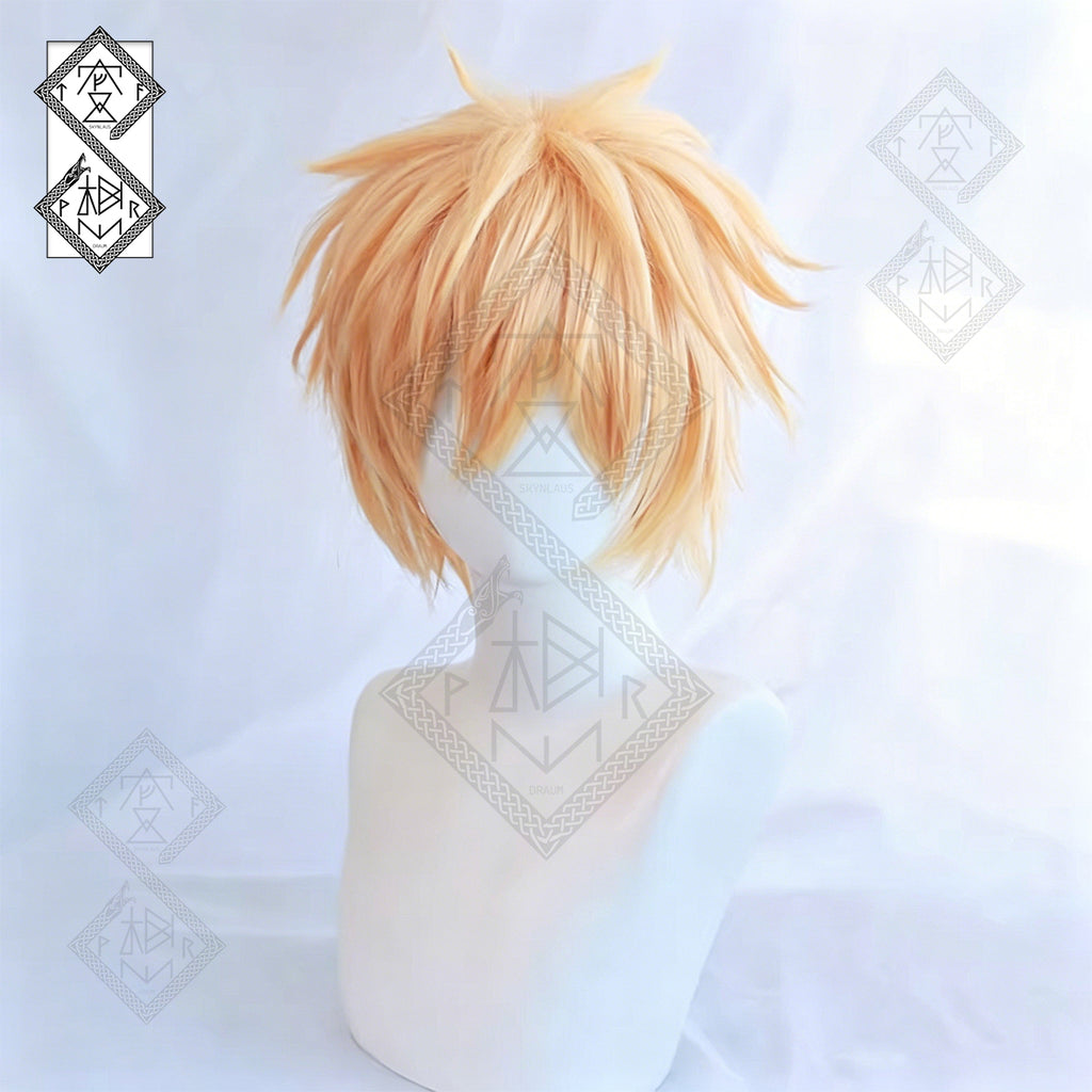 Chainsaw Man Denji Cosplay Wig Messy Spiky Anime Wig Halloween Costume Hair for Men