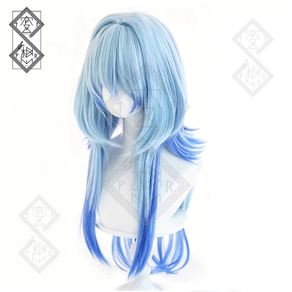 Shorekeeper Cosplay Wig Wuthering Waves Gradient Anime Wig Long Synthetic Hair Heat Resistant