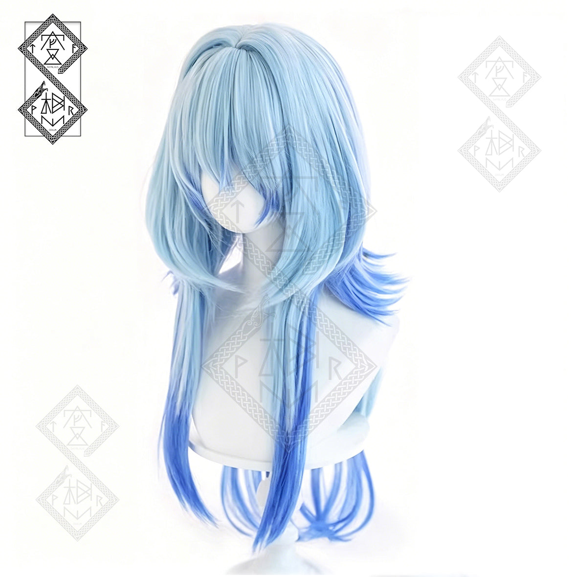 Shorekeeper Cosplay Wig Wuthering Waves Gradient Anime Wig Long Synthetic Hair Heat Resistant