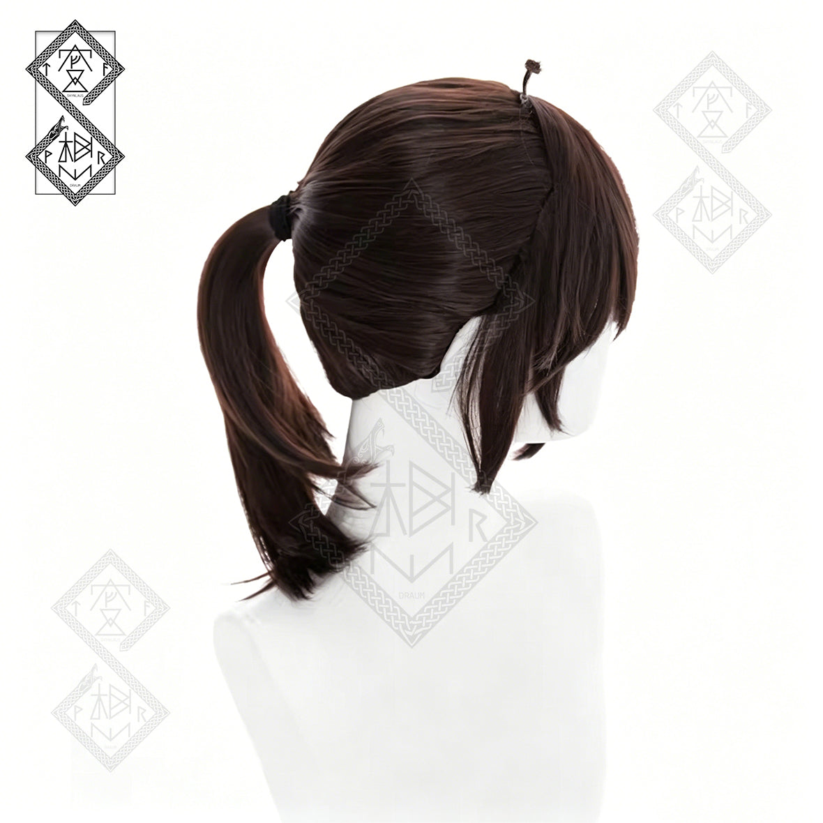 Luca Balsa Prisoner Cosplay Wig Identity V Short Black Styled Wig Heat Resistant Synthetic Hair with Hairline
