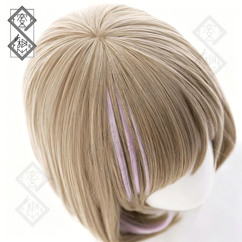 Love Live Superstar Liella Tang Keke Cosplay Wig Light Brown Long Anime Costume Wig Heat Resistant Synthetic Hair