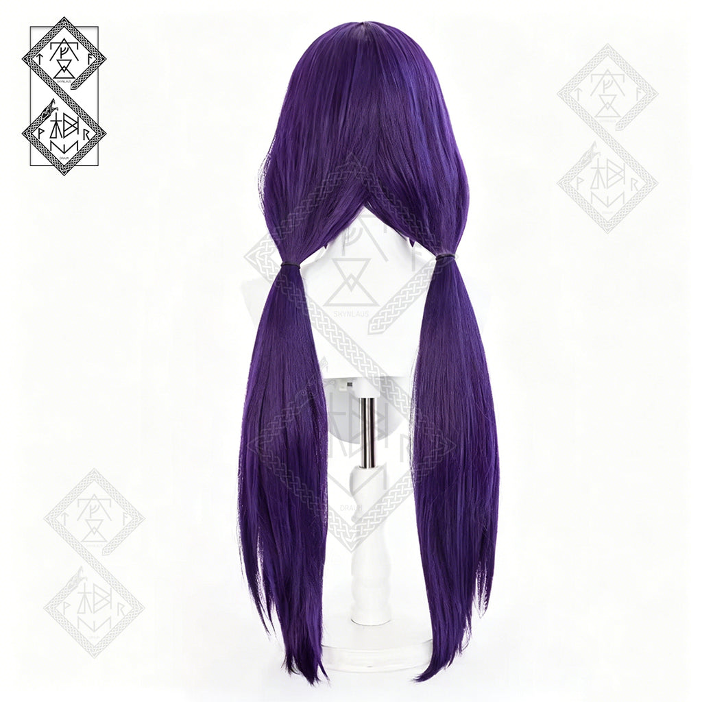 Love Live! Nozomi Tojo Cosplay Wig Heat Resistant Synthetic Anime Wig Long Purple Hair Pre-Styled Realistic Costume Wig