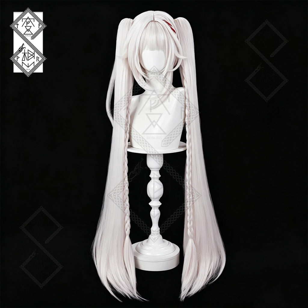 Sparkle Cosplay Wig Honkai Star Rail Blonde Twin Tails Anime Wig Heat Resistant for Halloween Costume