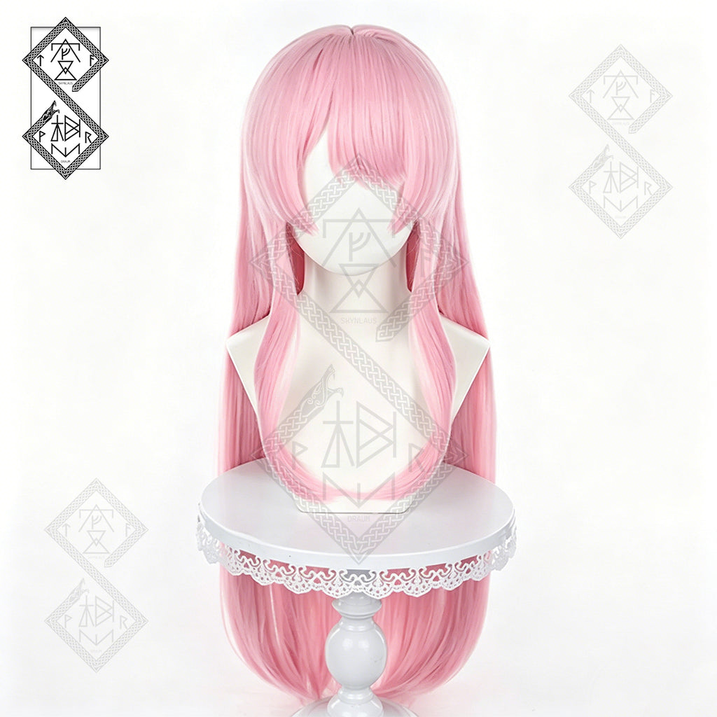 Anon Chihaya Cosplay Wig – BanG Dream It's MyGO!!! Pink Long Wavy Hair Anime Cosplay Wig for Women