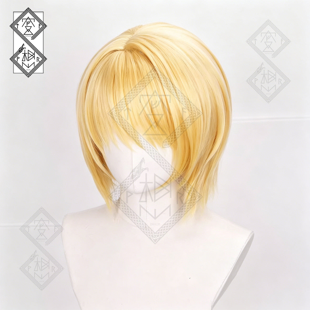 Kurapika Cosplay Wig Hunter x Hunter Blonde Lace Front Anime Wig